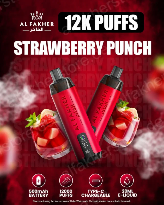 Al Fakher Vape 12000 Strawberry Punch