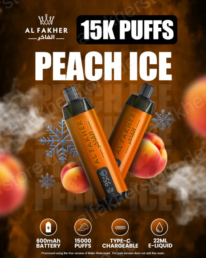 Al Fakher Vape 15000 Peach Ice