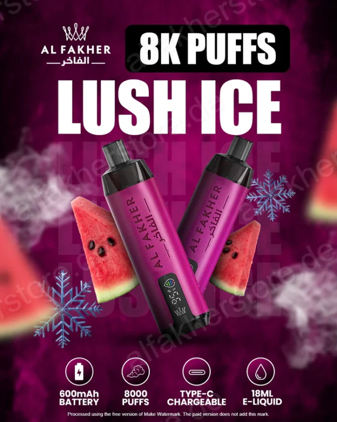 Al Fakher Crown Bar Pro 8000 Lush Ice